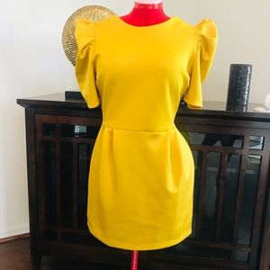 ASOS gold dress